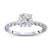 Thumbnail Image 2 of Previously Owned Diamond Ring Setting 1/3 ct tw Round-cut 14K White Gold