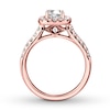 Thumbnail Image 2 of Previously Owned Diamond Engagement Ring 3/4 ct tw Round 14K Rose Gold