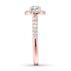 Thumbnail Image 3 of Previously Owned Diamond Engagement Ring 3/4 ct tw Round 14K Rose Gold