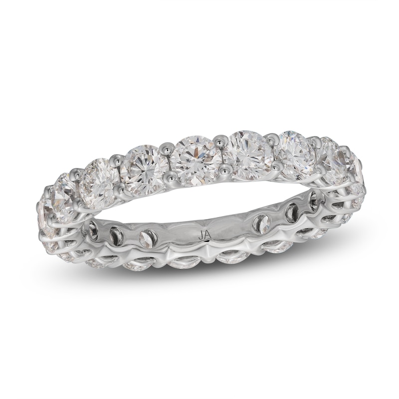 Previously Owned Lab-Grown Diamond Eternity Band 3 ct tw Round 14K White Gold