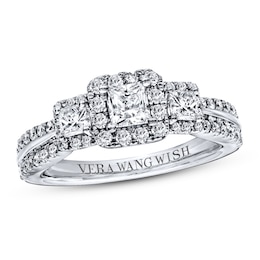 Previously Owned Vera Wang WISH 1 Carat tw Diamonds 14K White Gold Ring