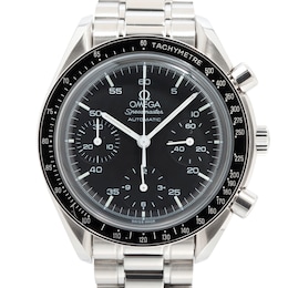 Previously Owned Men's OMEGA Speedmaster Chronograph Stainless Steel Watch 11292841361