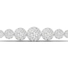 Thumbnail Image 2 of Previously Owned Diamond Bolo Bracelet 1 ct tw Round 10K White Gold 7"