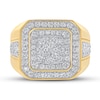 Thumbnail Image 3 of Previously Owned Men's Diamond Ring 2 ct tw Round 14K Yellow Gold