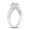 Thumbnail Image 2 of Previously Owned Diamond Engagement Ring 1 ct tw Pear/Round 14K White Gold