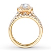 Thumbnail Image 2 of Previously Owned Diamond Bridal Set 1 carat tw Round-cut 14K Yellow Gold