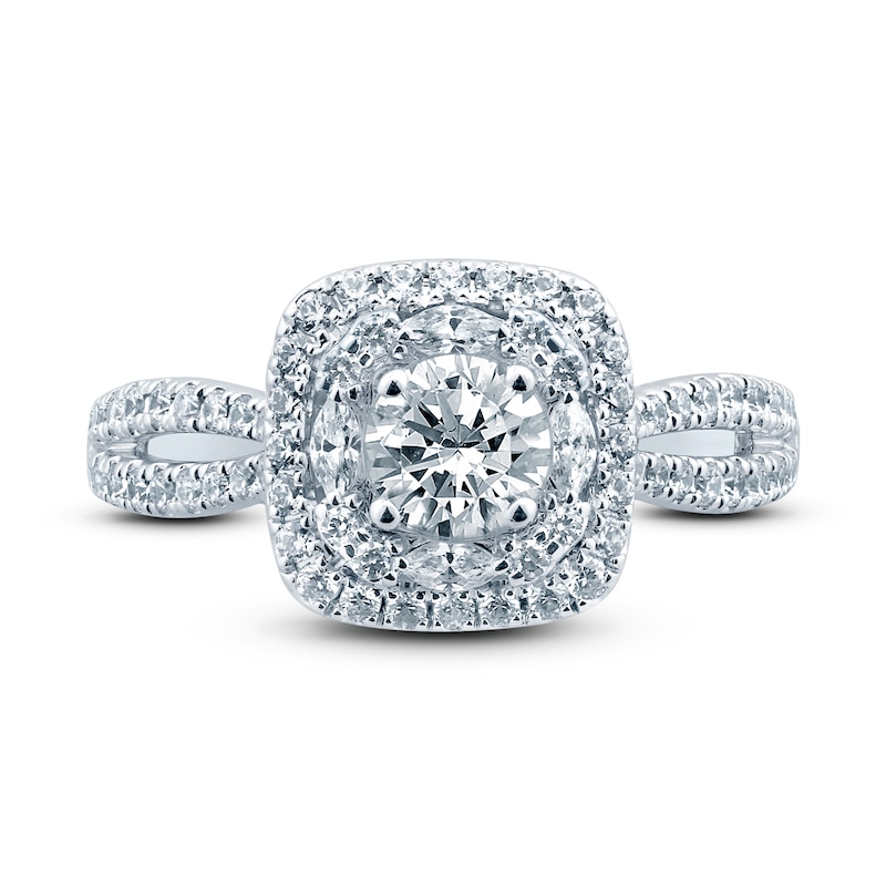 Main Image 3 of Previously Owned Pnina Tornai This Is It Diamond Engagement Ring 1-5/8 ct tw Marquise/Round 14K White Gold