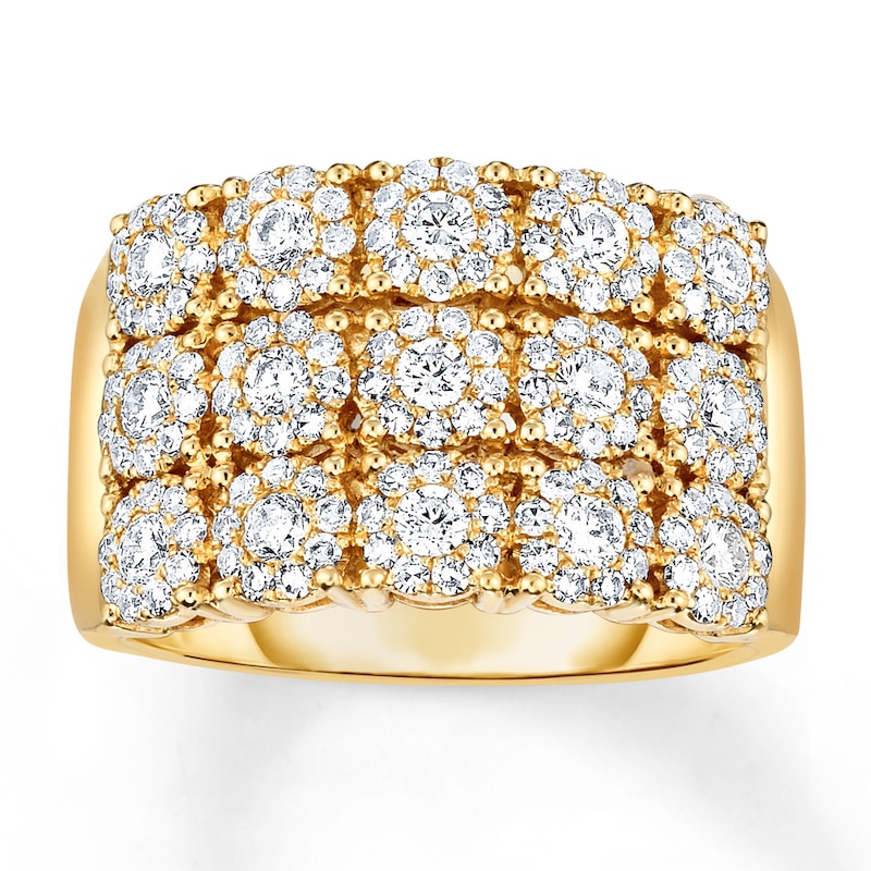 Main Image 1 of Previously Owned Diamond Anniversary Band 1-1/4 ct tw Round-cut 14K Yellow Gold