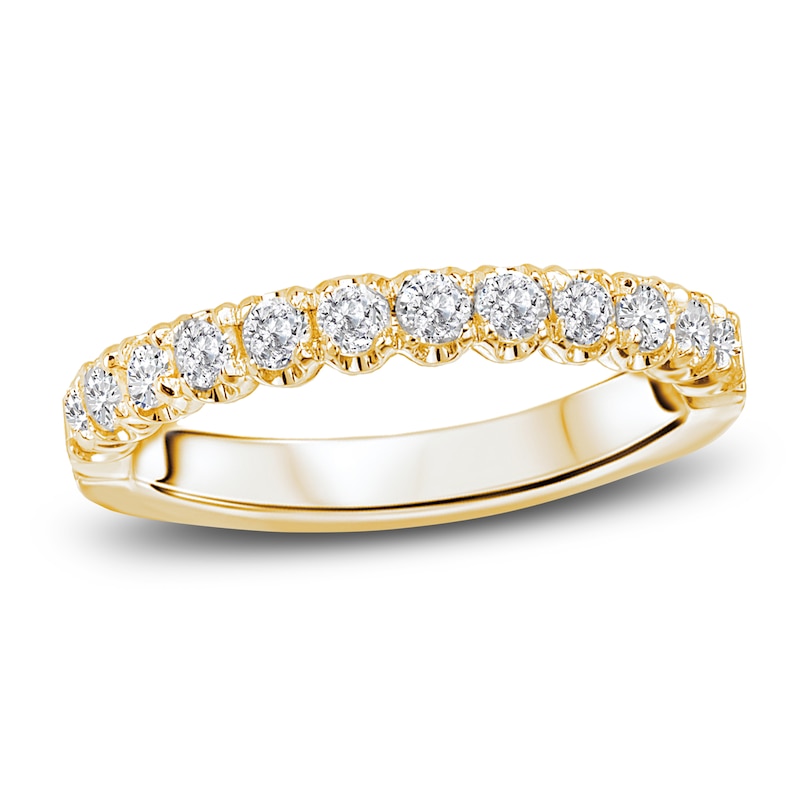Main Image 1 of Previously Owned Diamond Anniversary Band 1/2 ct tw Round 14K Yellow Gold