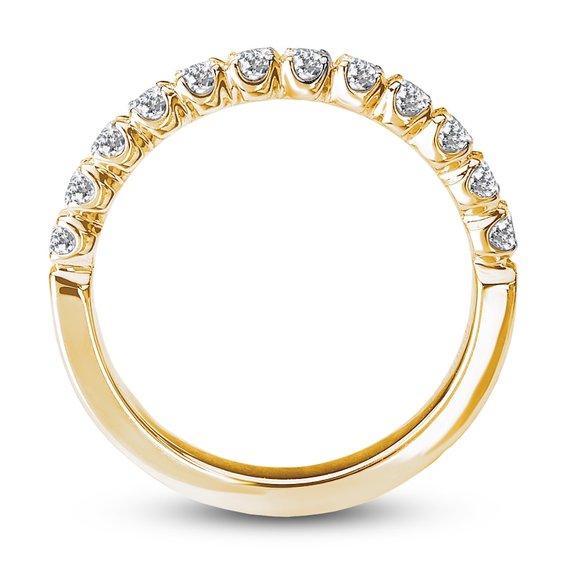 Main Image 2 of Previously Owned Diamond Anniversary Band 1/2 ct tw Round 14K Yellow Gold