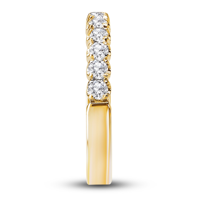 Main Image 3 of Previously Owned Diamond Anniversary Band 1/2 ct tw Round 14K Yellow Gold