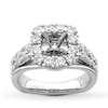 Thumbnail Image 1 of Previously Owned Diamond Engagement Ring Setting 1-1/2 ct tw Round 18K White Gold