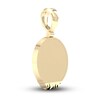 Thumbnail Image 4 of Previously Owned Men's 10K Yellow Gold Lion Charm 1/8 ct tw Round Diamonds