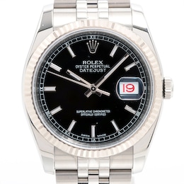 Previously Owned Men's Rolex Datejust 36 Stainless Steel Watch 12192976110