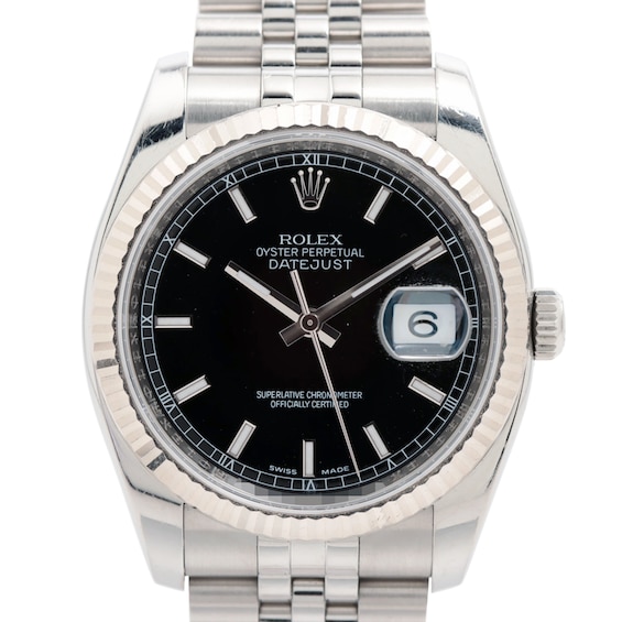 Previously Owned Mens Rolex Datejust 36 Stainless Steel Watch 12052878994