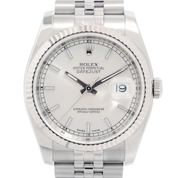 Previously Owned Men's Rolex Datejust 36 Stainless Steel Watch 12052878976