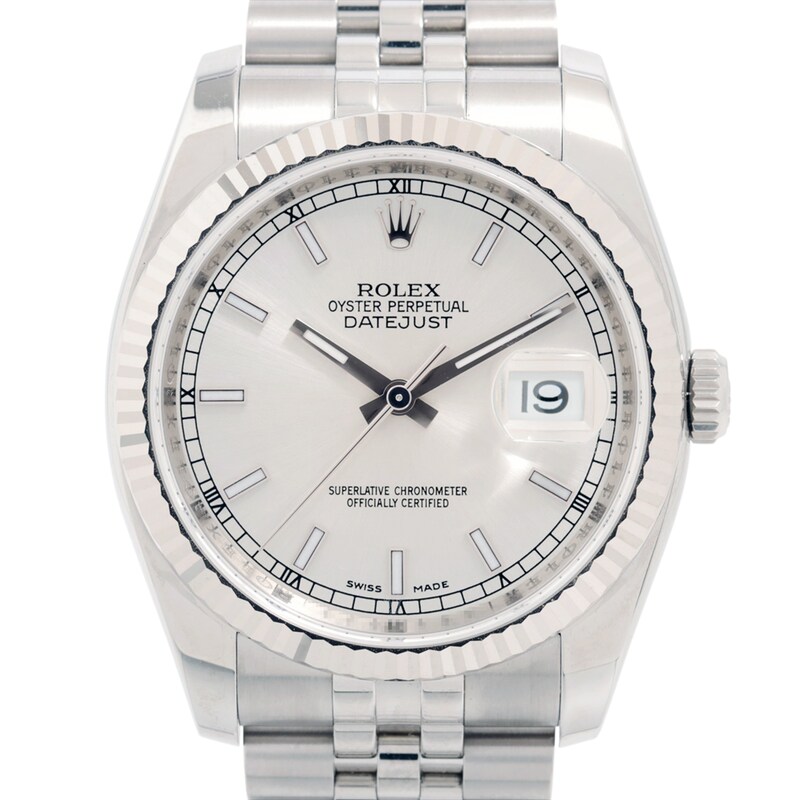 Main Image 1 of Previously Owned Men's Rolex Datejust 36 Stainless Steel Watch 12052878976