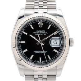 Previously Owned Men's Rolex Datejust 36 Stainless Steel Watch 12122903840