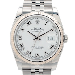 Previously Owned Men's Rolex Datejust 36 Stainless Steel Watch 12272018851