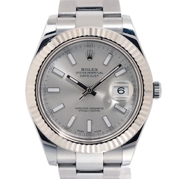 Previously Owned Men's Rolex Datejust 41 Stainless Steel Watch 11324113955