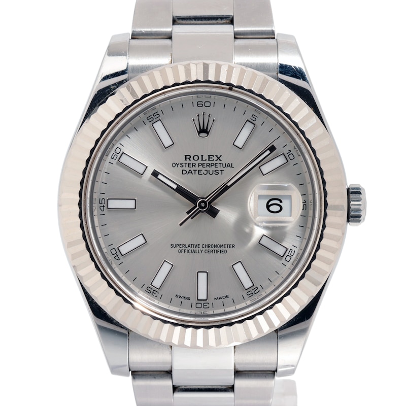 Main Image 1 of Previously Owned Men's Rolex Datejust 41 Stainless Steel Watch 11324113955
