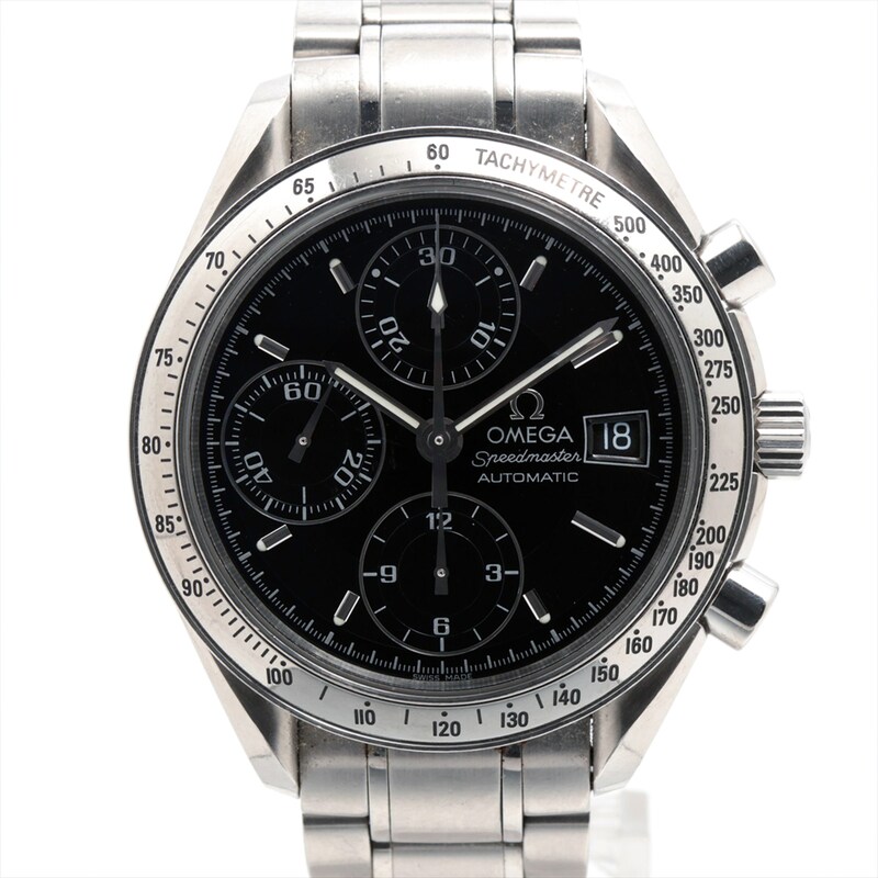 Main Image 1 of Previously Owned Men's OMEGA Speedmaster Chronograph Stainless Steel Watch 11024086128