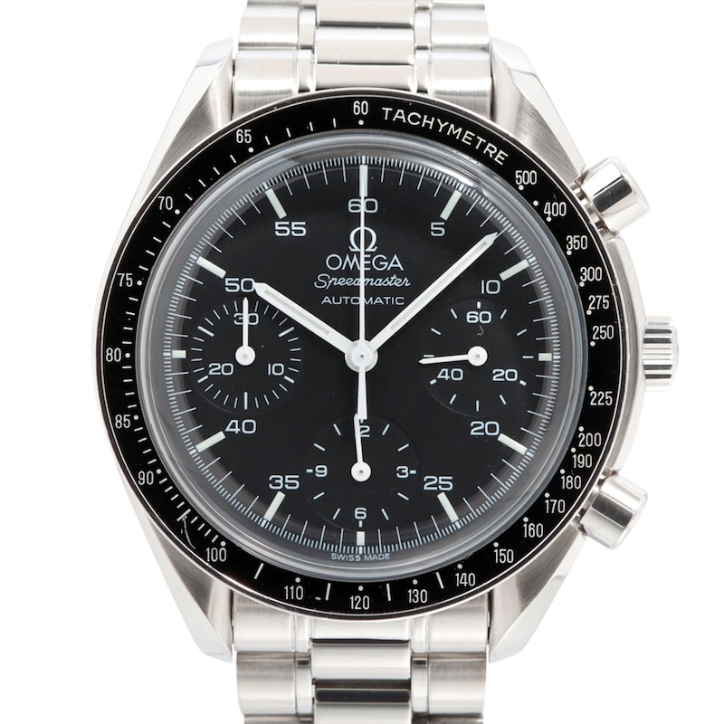 Main Image 1 of Previously Owned Men's OMEGA Speedmaster Chronograph Stainless Steel Watch 11024081865