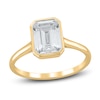 Thumbnail Image 1 of Previously Owned Lab-Grown Diamond Engagement Ring 2 ct tw Emerald 14K Yellow Gold