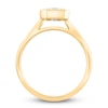 Thumbnail Image 2 of Previously Owned Lab-Grown Diamond Engagement Ring 2 ct tw Emerald 14K Yellow Gold