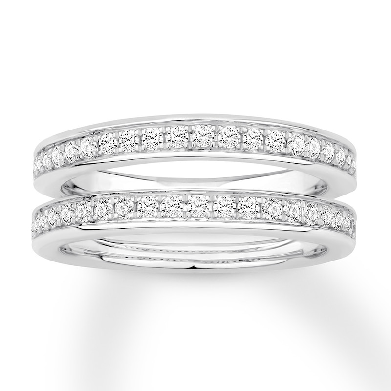 Main Image 1 of Previously Owned Diamond Enhancer Ring 1/2 carat tw Round 14K White Gold