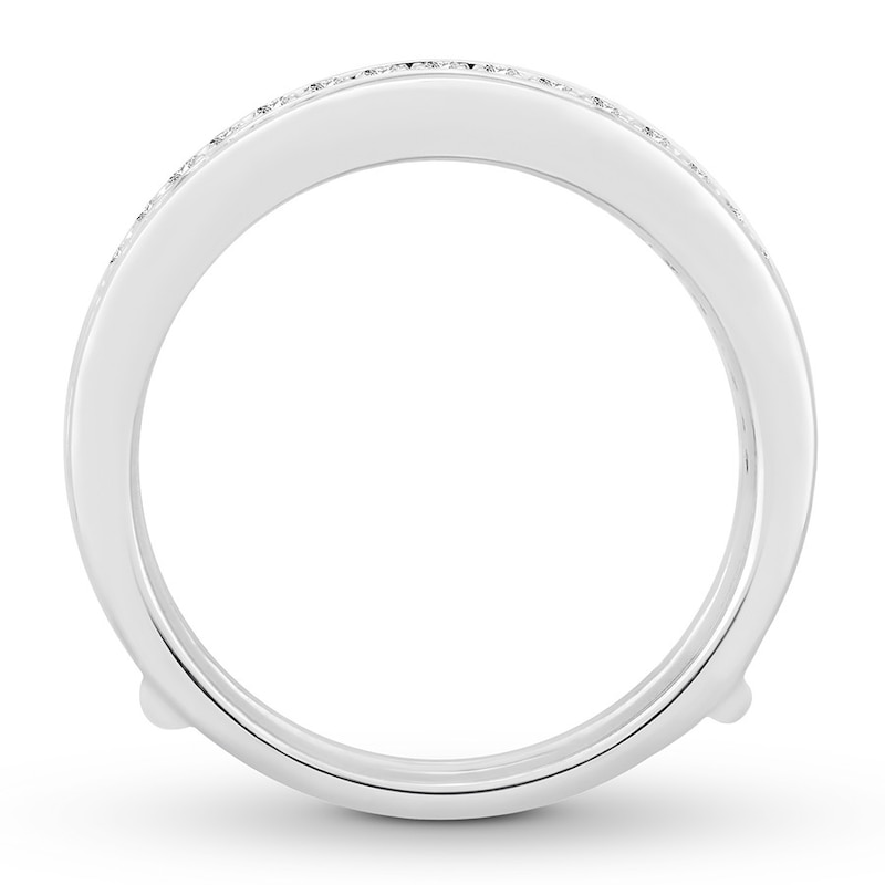 Main Image 2 of Previously Owned Diamond Enhancer Ring 1/2 carat tw Round 14K White Gold