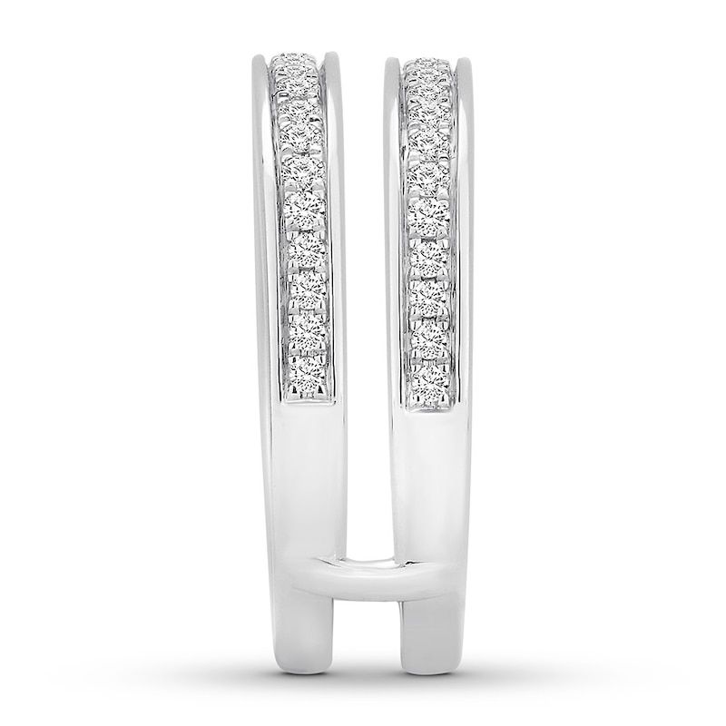 Main Image 3 of Previously Owned Diamond Enhancer Ring 1/2 carat tw Round 14K White Gold