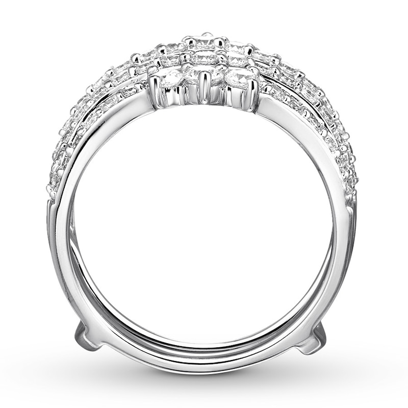 Main Image 2 of Previously Owned Diamond Enhancer Ring 1-1/3 ct tw Round 14K White Gold