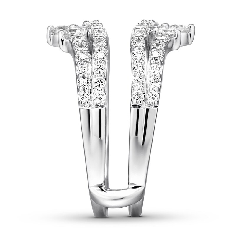 Main Image 3 of Previously Owned Diamond Enhancer Ring 1-1/3 ct tw Round 14K White Gold