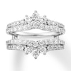 Thumbnail Image 4 of Previously Owned Diamond Enhancer Ring 1-1/3 ct tw Round 14K White Gold