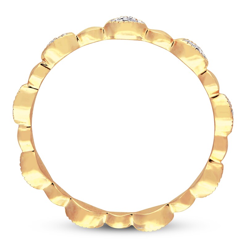 Main Image 2 of Previously Owned Diamond Ring 1/10 ct tw Round 10K Yellow Gold