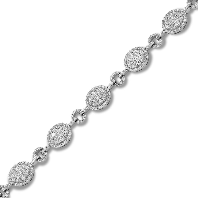 Main Image 2 of Previously Owned Diamond Bracelet 2 ct tw Round 14K White Gold