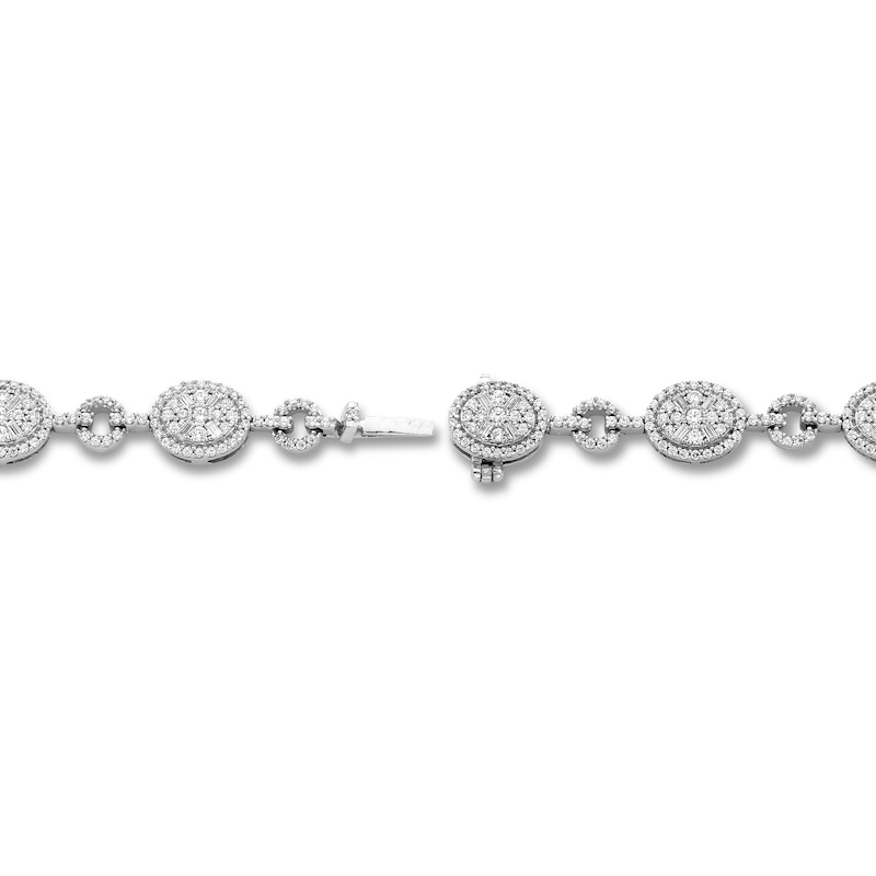 Main Image 3 of Previously Owned Diamond Bracelet 2 ct tw Round 14K White Gold
