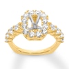 Thumbnail Image 1 of Previously Owned Hearts Desire Ring Setting 1-1/3 ct tw Diamonds 18K Yellow Gold