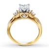 Thumbnail Image 2 of Previously Owned Diamond Engagement Ring 1 ct tw Princess-cut 14K Yellow Gold