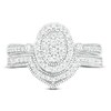 Thumbnail Image 2 of Previously Owned Diamond Bridal Set 1/2 ct tw Round 14K White Gold