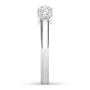 Thumbnail Image 3 of Previously Owned Diamond Anniversary Band 1/3 ct tw Round/Baguette 14K White Gold