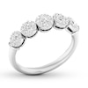 Thumbnail Image 4 of Previously Owned Diamond Anniversary Band 5/8 ct tw Round-cut 14K White Gold