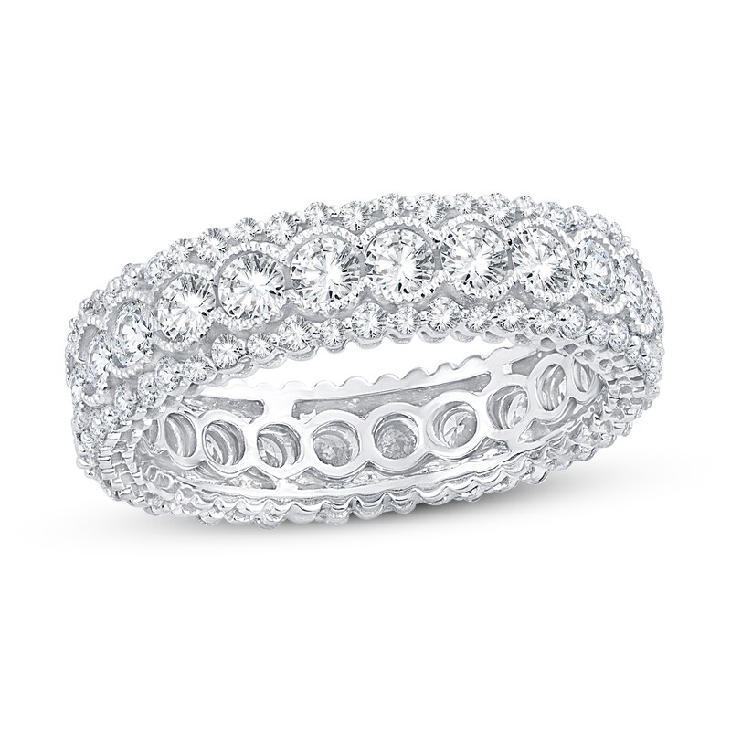 Main Image 1 of Previously Owned Diamond Eternity Band 2 ct tw Round 14K White Gold