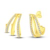 Thumbnail Image 1 of Previously Owned Diamond Earrings 1/2 ct tw Round 10K Yellow Gold