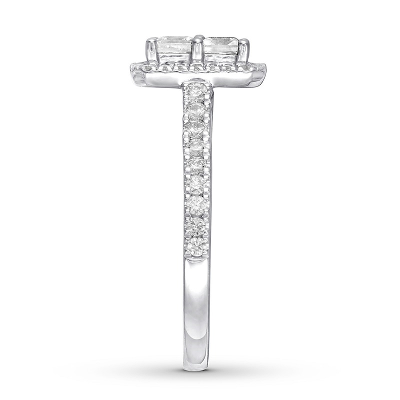 Main Image 3 of Previously Owned Ever Us Diamond Engagement Ring 7/8 ct tw 14K White Gold