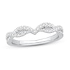 Thumbnail Image 1 of Previously Owned Diamond Contour Anniversary Band 1/5 ct tw Round 14K White Gold