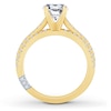 Thumbnail Image 2 of Previously Owned Pnina Tornai Diamond Engagement Ring Setting 1/2 ct tw Round 14K Yellow Gold