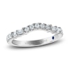 Thumbnail Image 1 of Previously Owned Vera Wang WISH Diamond Wedding Band 1/3 ct tw Baguette/Round 14K White Gold