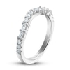 Thumbnail Image 2 of Previously Owned Vera Wang WISH Diamond Wedding Band 1/3 ct tw Baguette/Round 14K White Gold